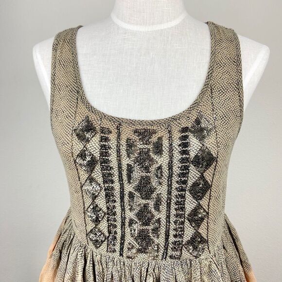 Anthropologie Akemi + Kin Suva Swing Peplum Tank - Picture 4 of 6